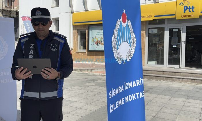 Çorum’da Drone Denetime Çıktı, İzmarit Atana Ceza Kesiliyor