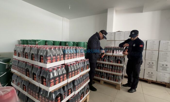 Çorum’da Tarihi Geçmiş Binlerce İçecek İmha Edildi