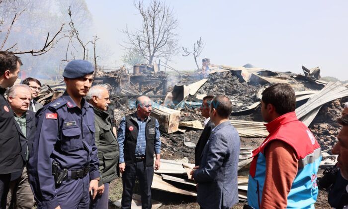 Vali Çalgan’dan Yangınzedelere Ziyaret
