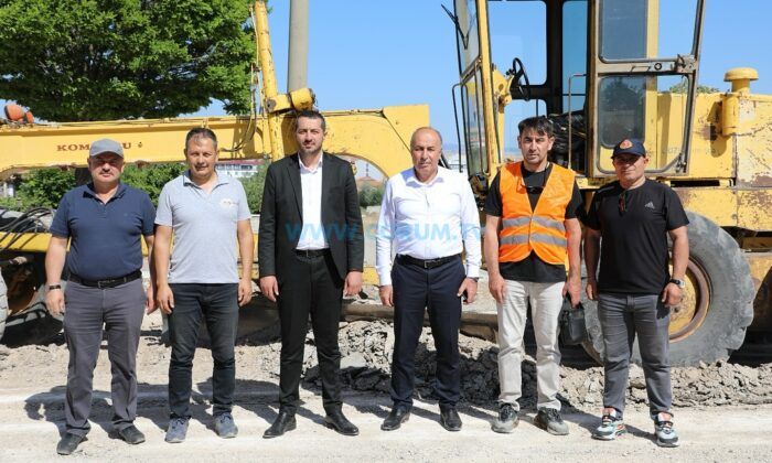 Alaca’da Hoca Ahmet Yesevi Caddesi Yenileniyor