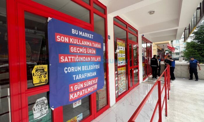 Çorum Belediyesi Bir Marketi Daha Kapattı