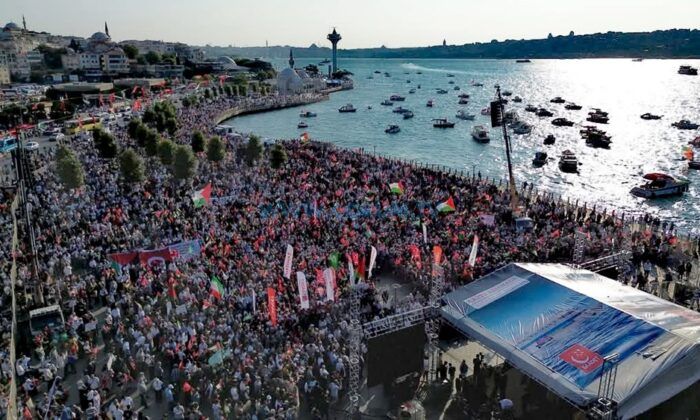 Özgür Gazze Mitingi’ne Çorum’dan Katılım