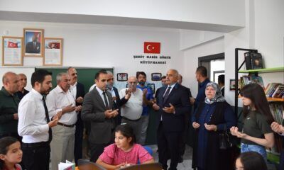 Şehit Habib Gökce’nin İsmi Kütüphanede Yaşatılıyor