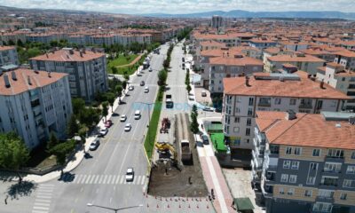 Bişkek Caddesi Yenileniyor