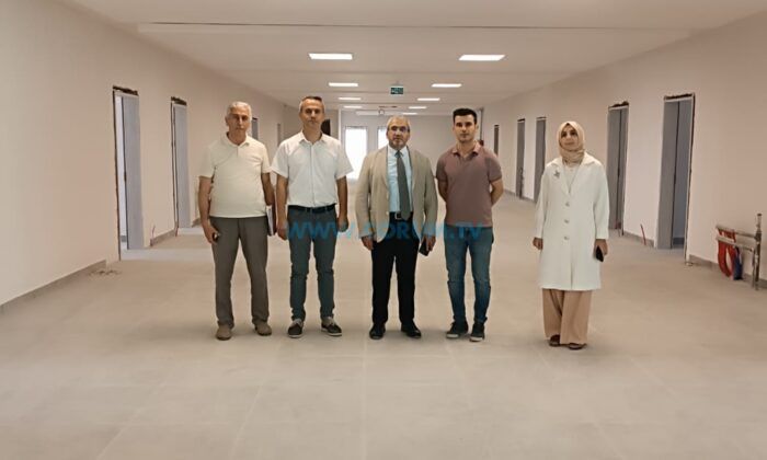 Okul Pansiyonundaki Onarım Çalışmalarını İncelediler