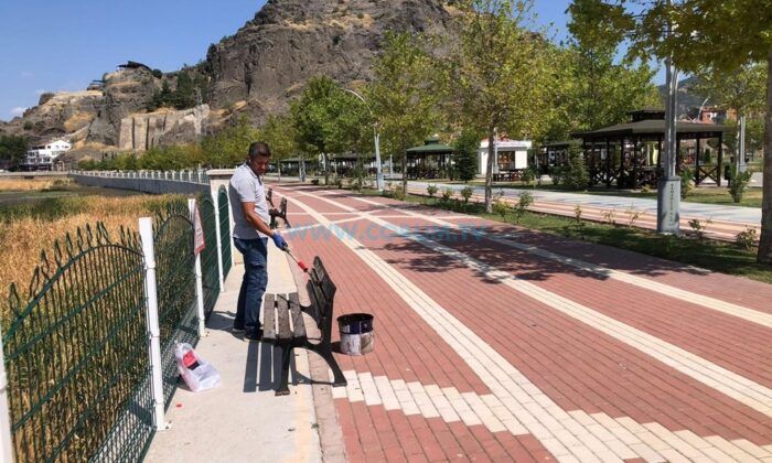 Osmancık’ta Park ve Bahçelerde Bakım