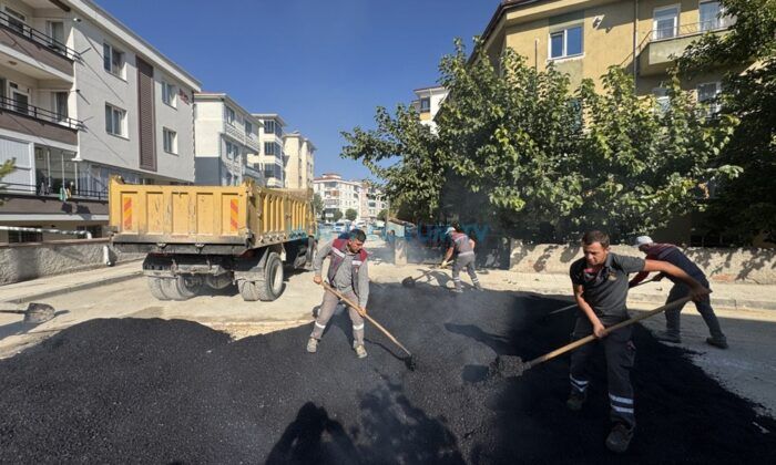 10 Ayda 85 Bin Ton Asfalt