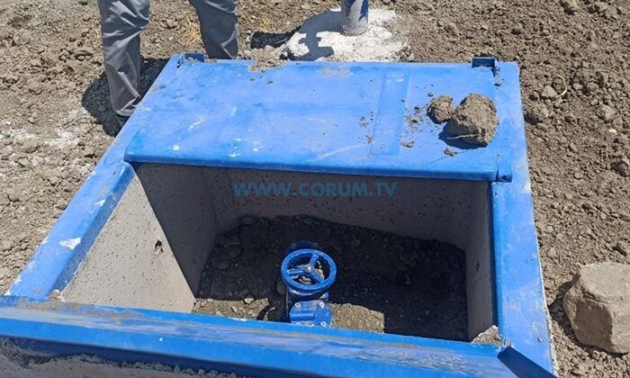 50 Hektar Arazi Suya Kavuştu