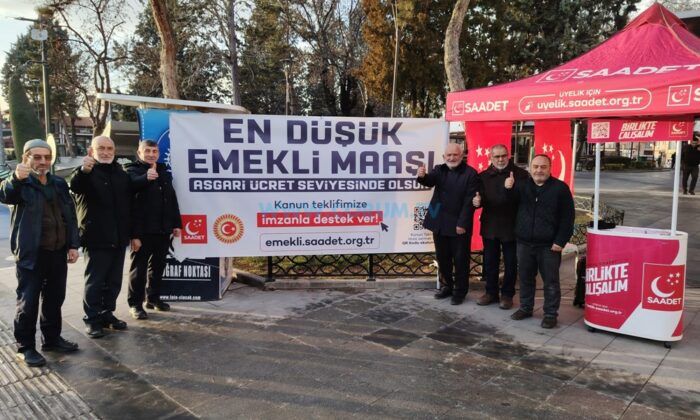 Emekli Aylığı İçin İmza Kampanyası Başlattılar