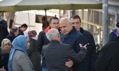 Pazarda Hem Esnafı Hem Vatandaşı Dinledi