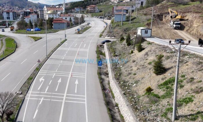 Bayat’ta Hastane Kavşağına Düzenleme