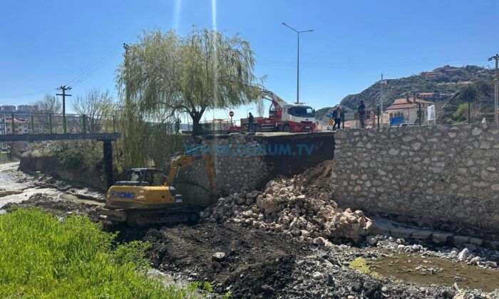 Meydan Çayı Mevkiindeki Yaya Köprüsü Onarımda