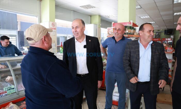 Alaca’da Yöneticiler Esnafla Buluştu