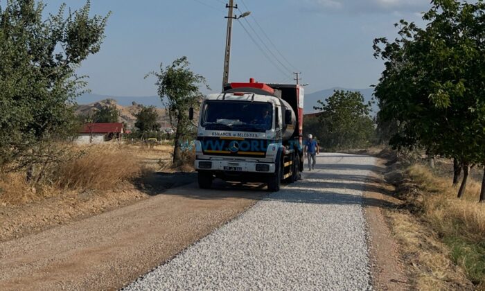 Gökbel Bağları Sathi Kaplama Asfaltla Buluşuyor