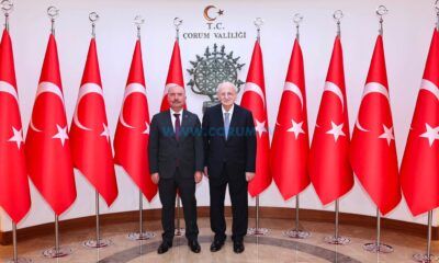 İsmail Kahraman’dan Çorum Valiliğine Ziyaret