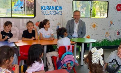 Mobil Kur’an Kursu Çocuklarla Buluştu