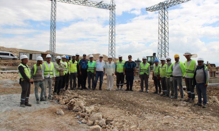 Nayman, Santral İnşaatını İnceledi