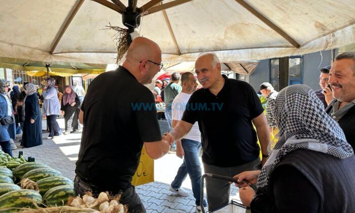 Pazarda Hem Esnafı Hem Vatandaşı Dinledi