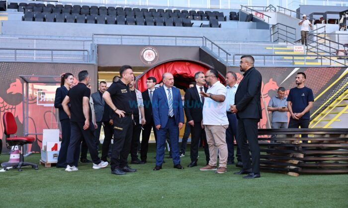 Stadyumdaki Hazırlıklar Denetlendi