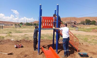 Kırsaldaki Çocuk Parkları Yenileniyor
