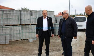 7 Bin 655 Metrekare Kilit Parke Taşı Döşeniyor