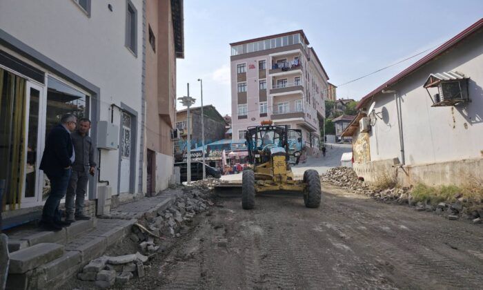 Bayat’ta Yol Yapım Çalışmaları
